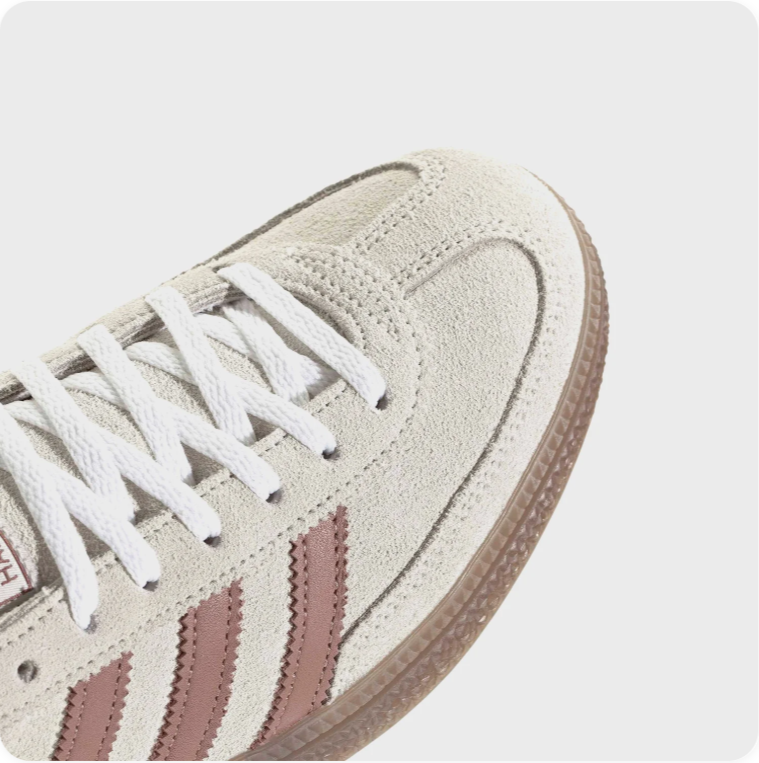 Adidas Spezial Low-Top Sneakers – Cream & Dusty Rose