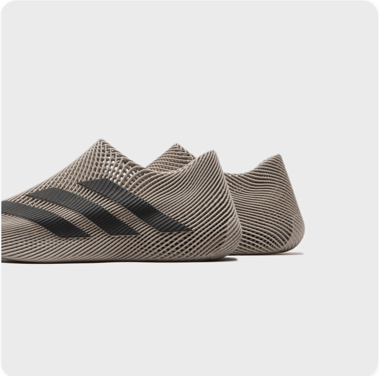 Adidas Low-Top Sneakers – Taupe with Black Stripes & Ribbed Design