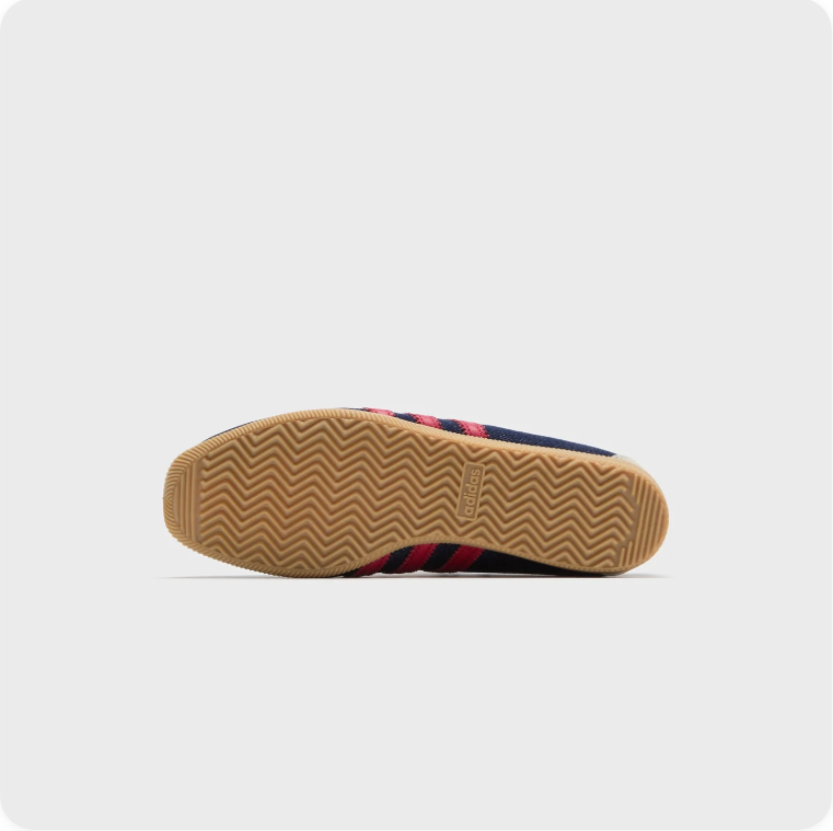 Adidas Japan Low-Top Sneakers – Navy & Red with Cream Accents