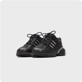 Adidas Chunky Low-Top Sneakers – Black with Silver-Tone Accents