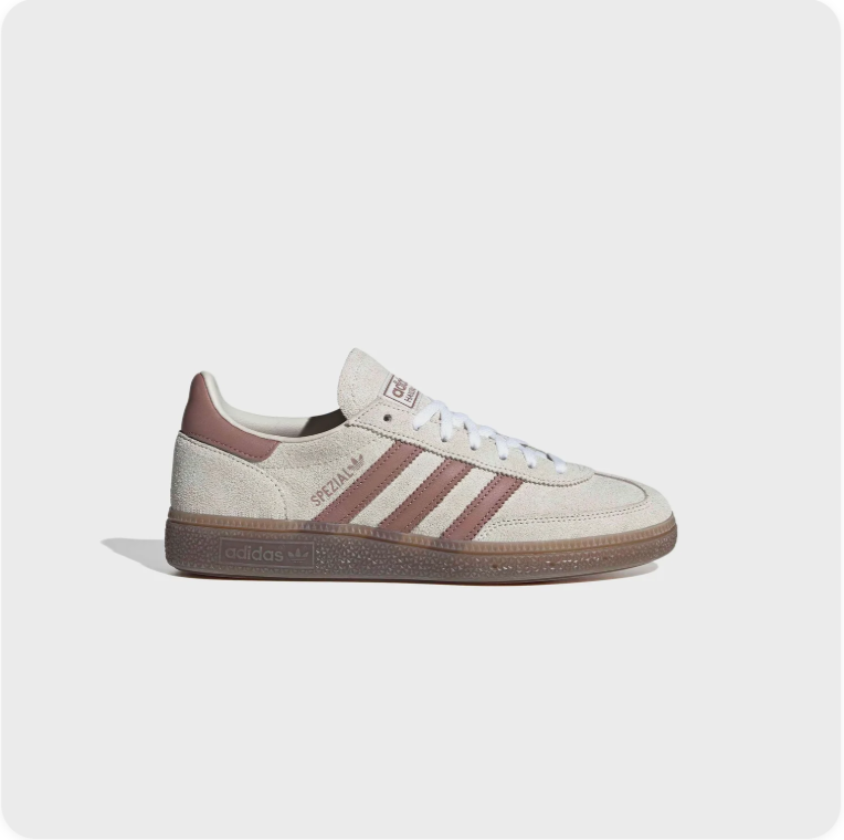Adidas Spezial Low-Top Sneakers – Cream & Dusty Rose