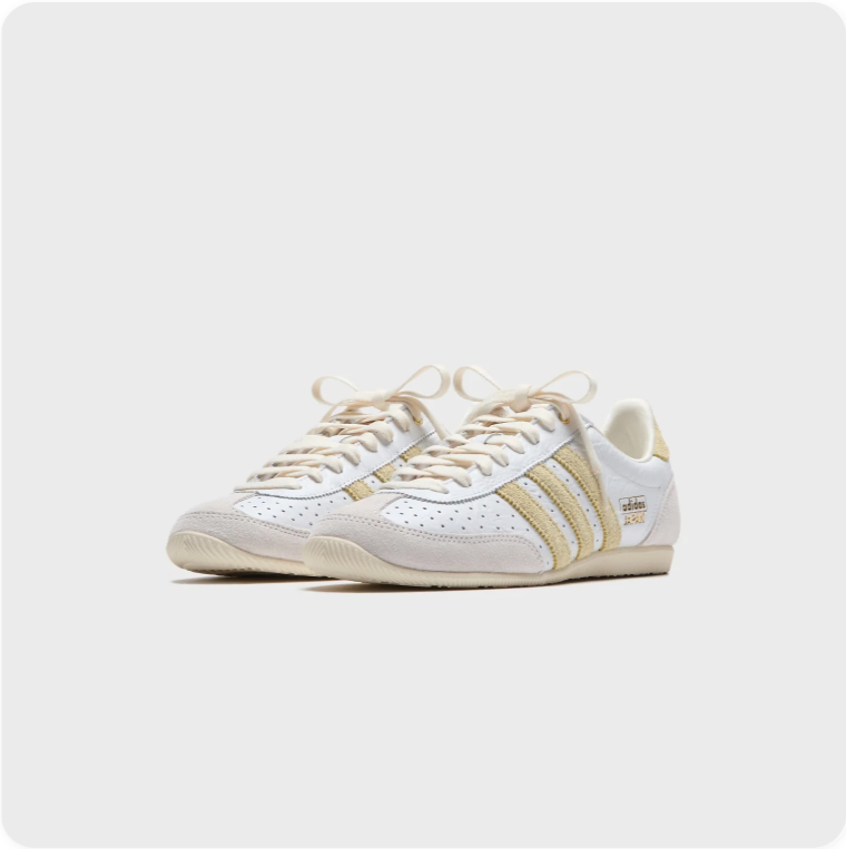 Adidas Japan Low-Top Sneakers – White & Cream
