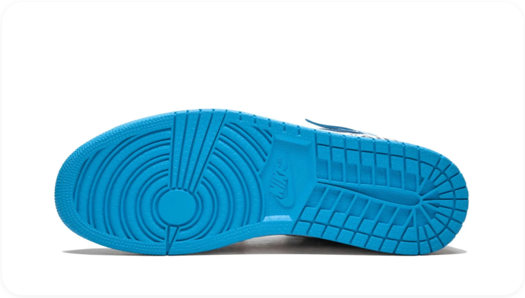 Air Jordan 1 High-Top Sneakers – Blue & White
