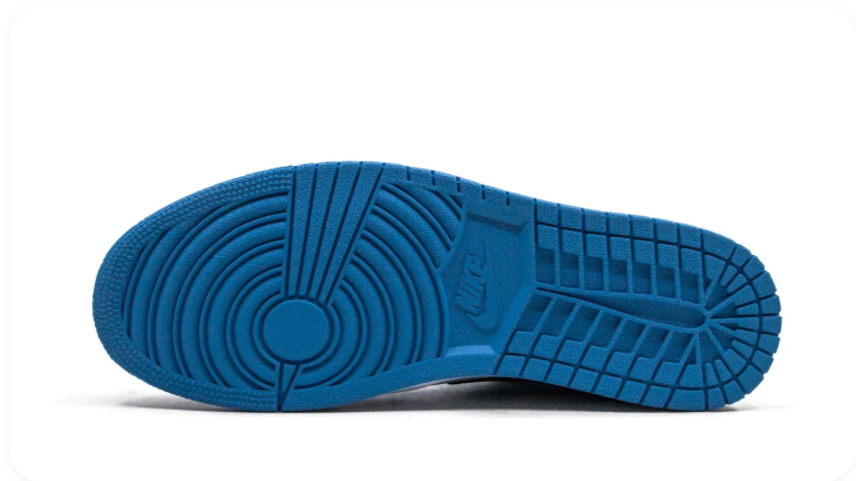 Air Jordan 1 Low Sneakers – Black, White & Bright Blue