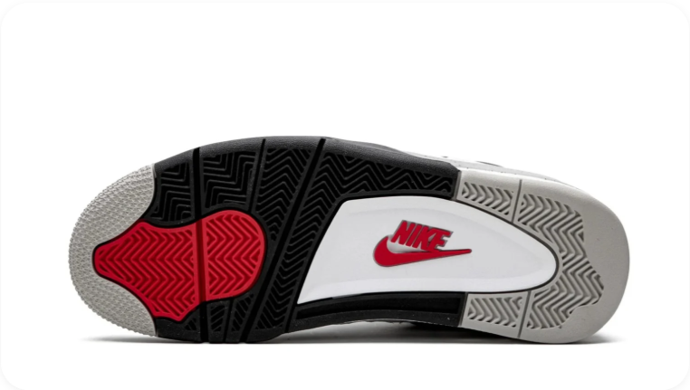 Air Jordan 4 Sneakers – White, Black, Red & Blue