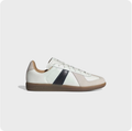 Adidas Low-Top Sneakers – White & Black with Beige Accents