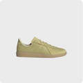 Adidas Light Olive Low-Top Sneakers – Tonal Panels & Gum-Colored Sole